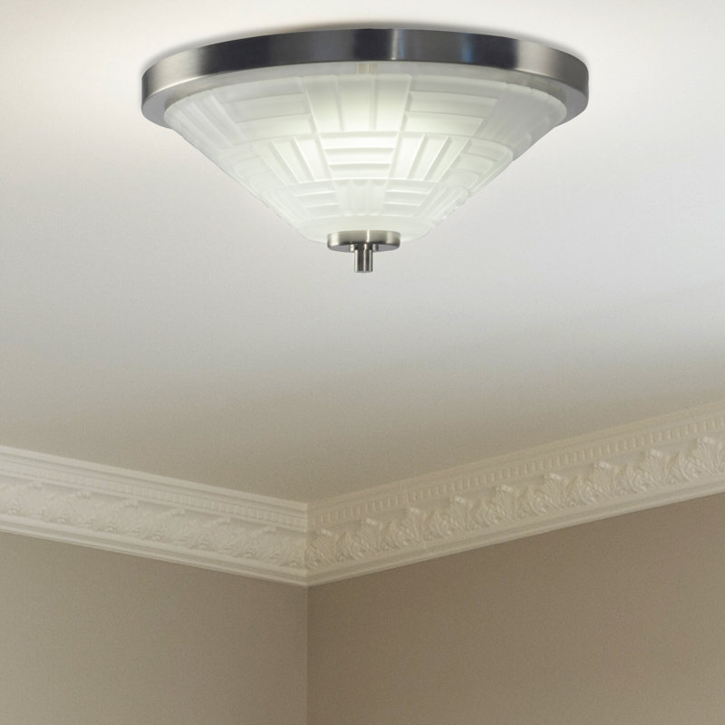 Houston Glass Flush Mount