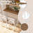 3-Piece Farmhouse Rectangular Wood Bar Height Dining Set-985639201