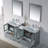 72" Double Bathroom Vanity with Sink-49240095