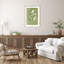 Monographie «Green Flowers» par Amini54, impression sur bois encadrée-1883522834