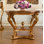 Regency 48'' W Glass Console Table