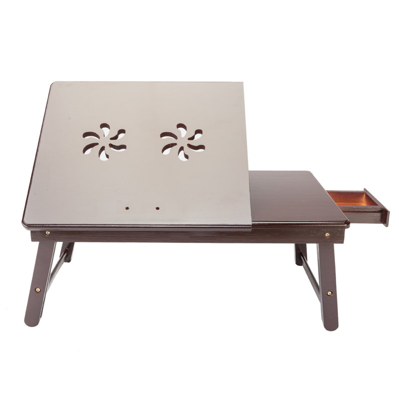 Plateau pour ordinateur portable Mccullar, Brun, H 10,82 po x l 20,86 po x P 13 po