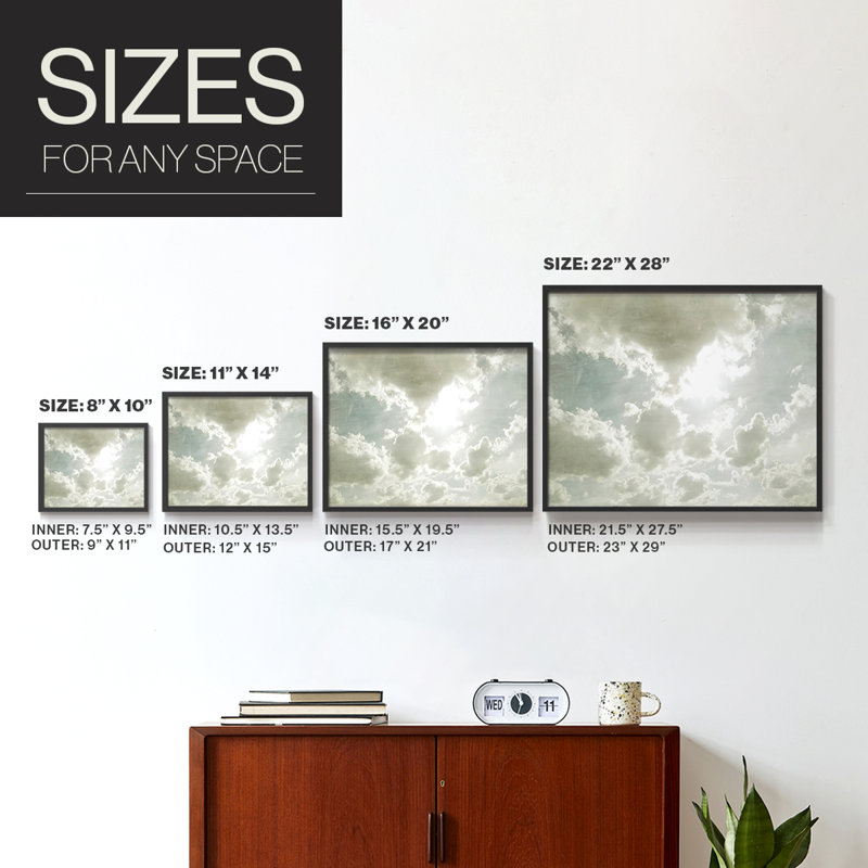 «Sky Scrapers II», reproduction encadrée, Noir, H 22 po x l 28 po