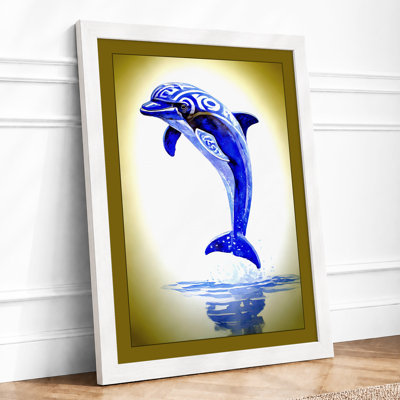 Leaping Dolphin Modern - Print
