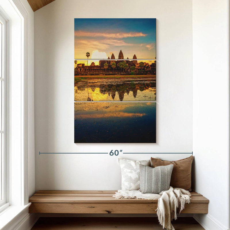 Adella Angkor Wat, 50" H x 32" W