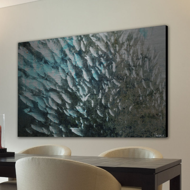 « school », reproduction d’art sur métal, 30 po x 45 po