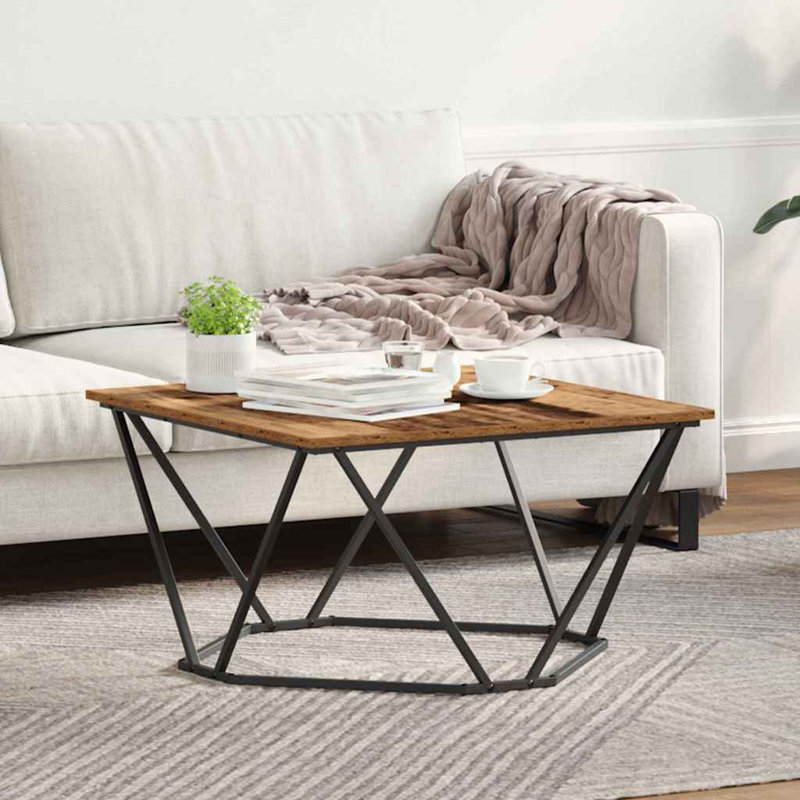 Solid Wood Coffee Table, Brown