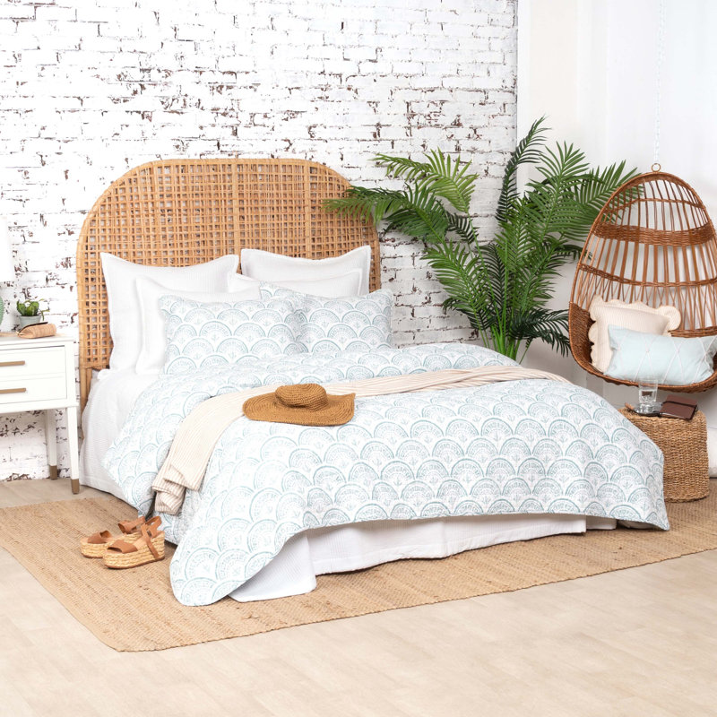 Ensemble de literie pour courtepointe 2 pièces Halsey, Lit simple