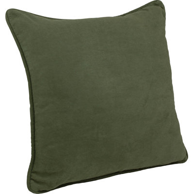 Jacquard Square Microsuede Pillow Cover & Insert