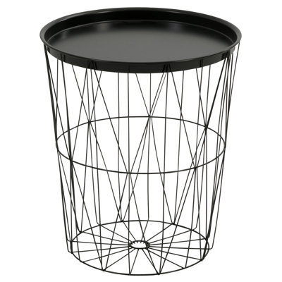 Brazil Tray Top Drum End Table