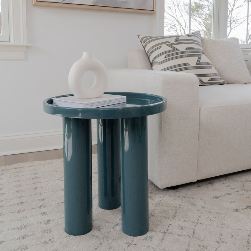 Sofia End Table, Yellow Ochre