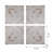 S/4 Distressed Wooden Square Wall Panels