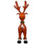Statue Jolly Holly, le renne au nez rouge