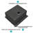 25-Inch Gunmetal Black Topmount Single Bowl Stainless Steel Kitchen Sink With Nano Coating And Soundproofing.