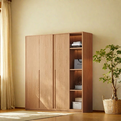 Garde-robe simple en forme de bûche