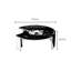 Table basse ronde moderne en pierre supercristalline-104367364