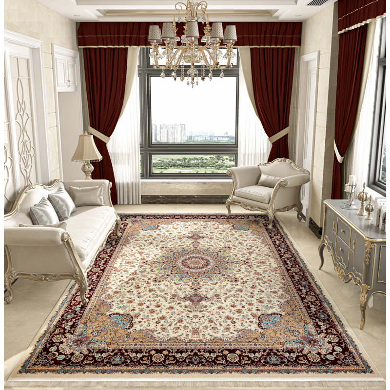 Tapis intérieur / extérieur en laine Feeny, Rectangle 8 pi x 11 pi
