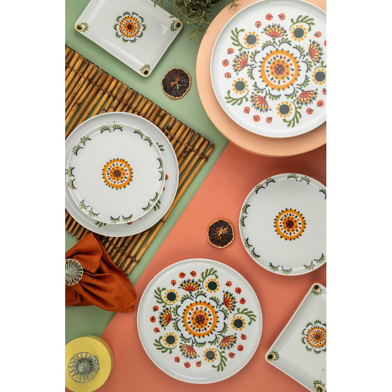 Vivaan Piece Dinnerware Set - Service for 6