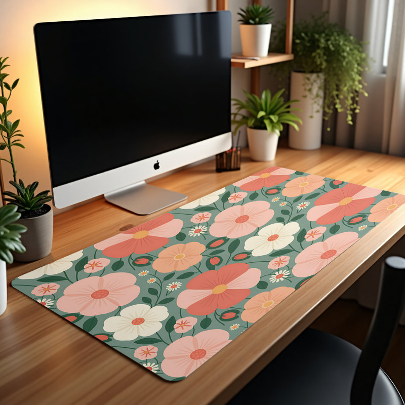Polyester Desk Pad, 31.5x15.5