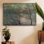 "His Bank, The Island De La Grande Jatte", reproduction d'art encadrée sur toile par Claude Monet-92478040-92478042