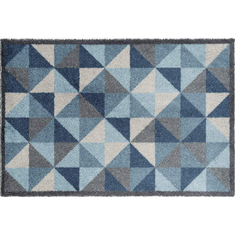 Lanny Blush Kitchen Mat, Blue, 0.8cm H x 50cm W x 75cm L