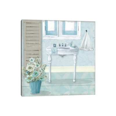Teal Sink I by Carol Robinson - Painting on Canvas