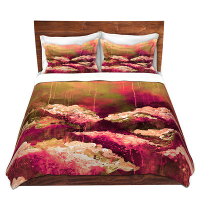 Ensemble de housse de couette rose cololife ii