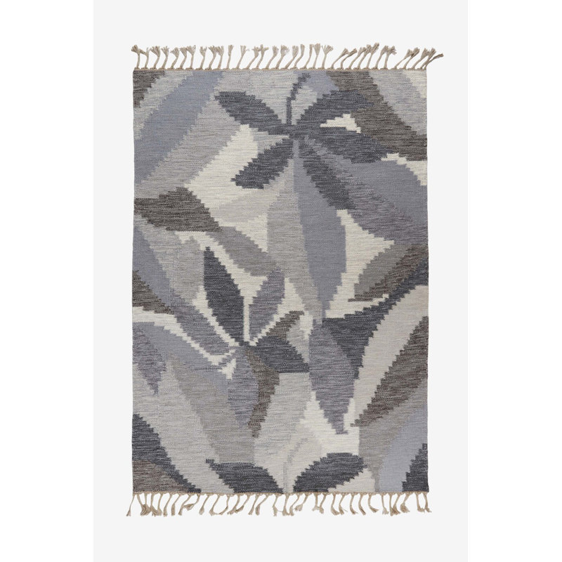 Demecia Wool Hand Woven Area Rug, Rectangle 140 x 200cm