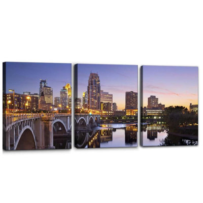 3 Piece Wrapped Canvas Print