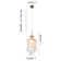 Fribley 1-Light 9.8 Inch Luxury Natural Capiz Shell Chandelier Seashell Pendant Lighting