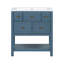Ensemble de meuble-lavabo simple avec 5 tiroirs-1974578582