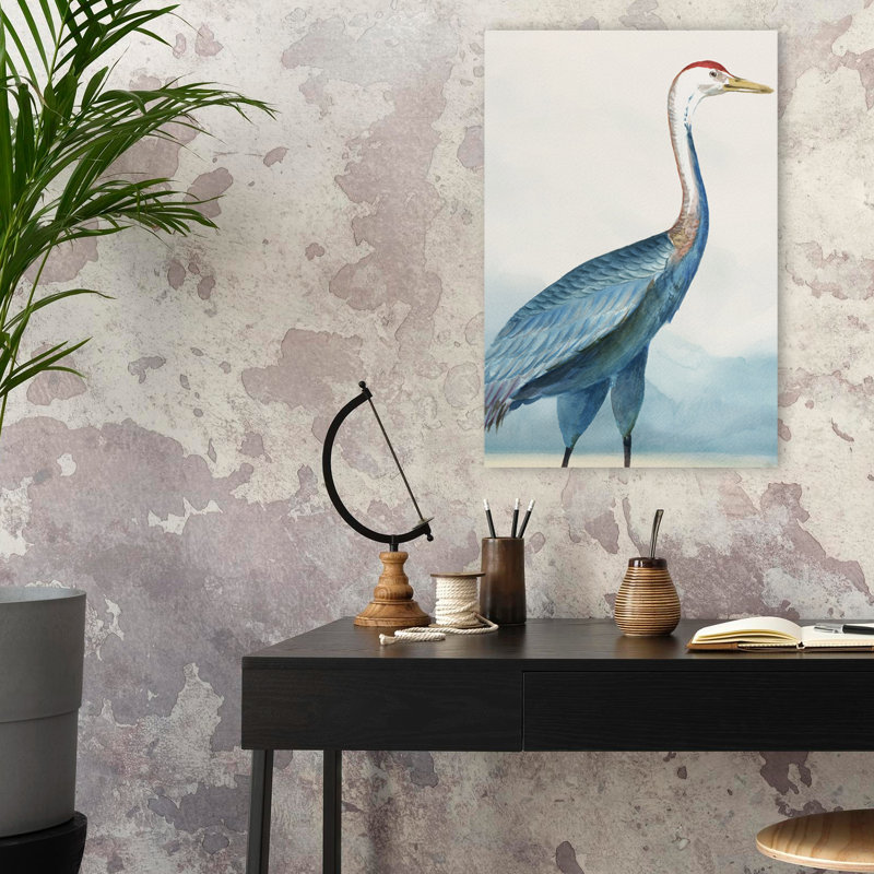 Winged Calm I - coquillages côtiers et aquarelle corail, H 24 po x l 16 po