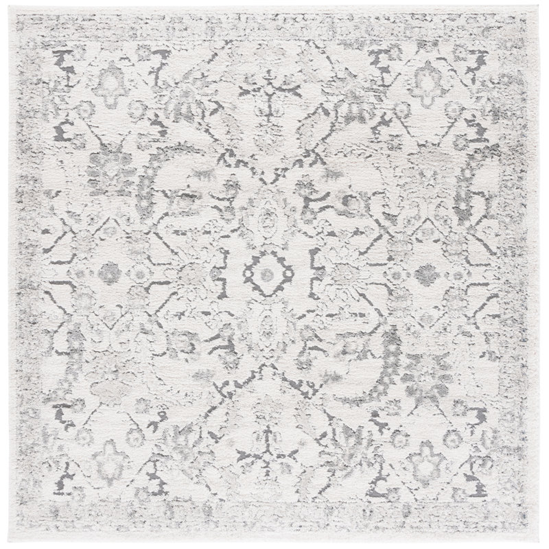Mahle Stain Resistant Area Rug, Square 6'7"