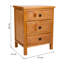 Stephens 47cm W Bedside Table