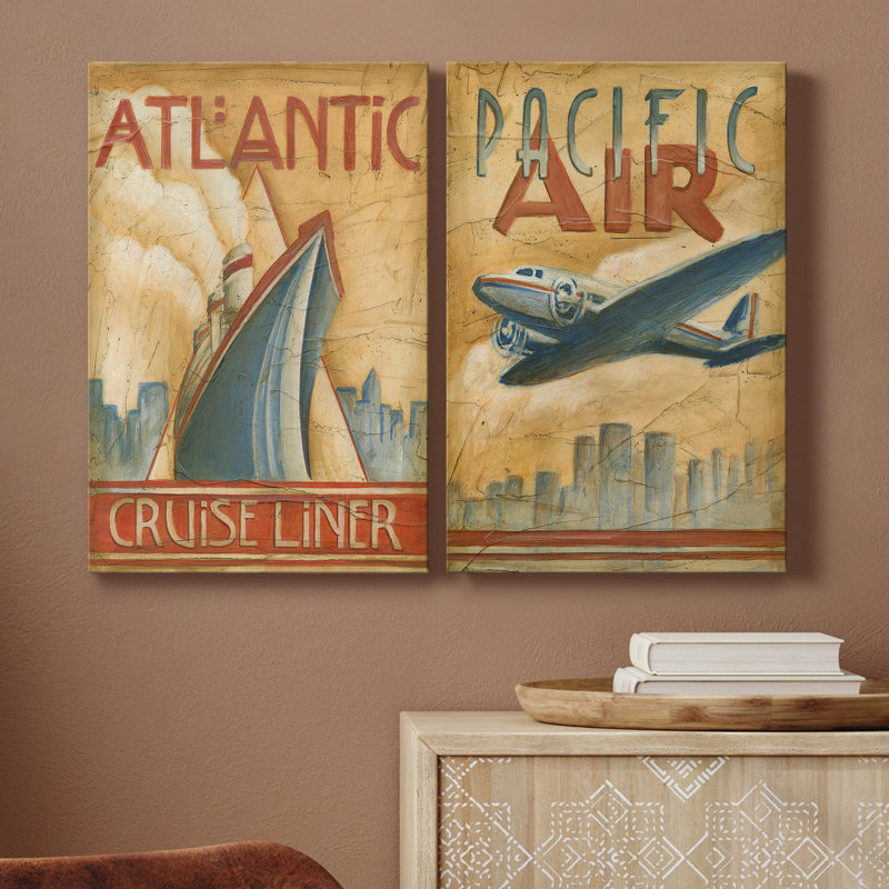 Toile tendue avec châssis Atlantic, H 12 po x l 16 po x P 1 po
