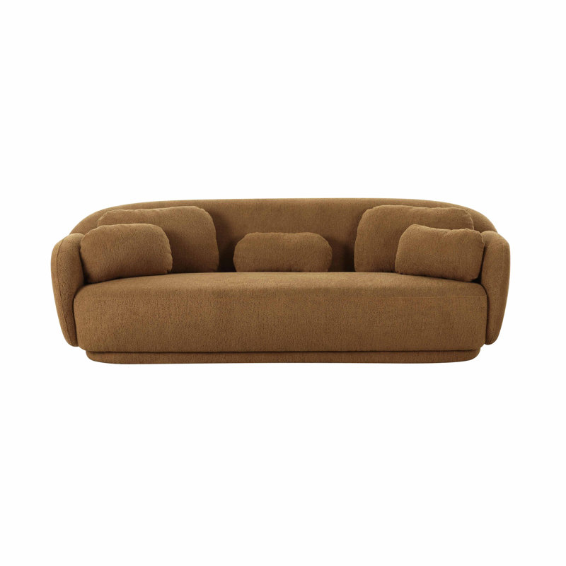 Misty Boucle Sofa, Brown