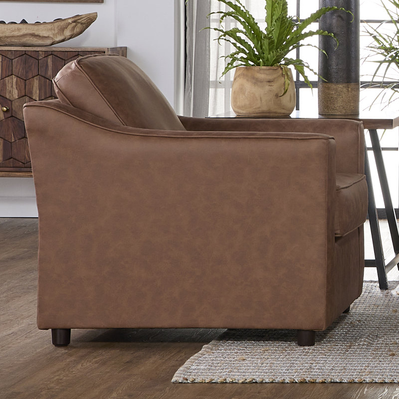 Chaise Hughes Furniture 13410, Perle noisette