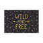 «Wild and Free» par Gail Veillette - impression d'art textuel-52523202-52523198-52523192