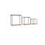 Ensemble de 3 tablettes décoratives carrées-1742715331
