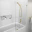 Vela 24.5 in. x 58.25 in. Frameless Single Fixed Bath Panel-41060429
