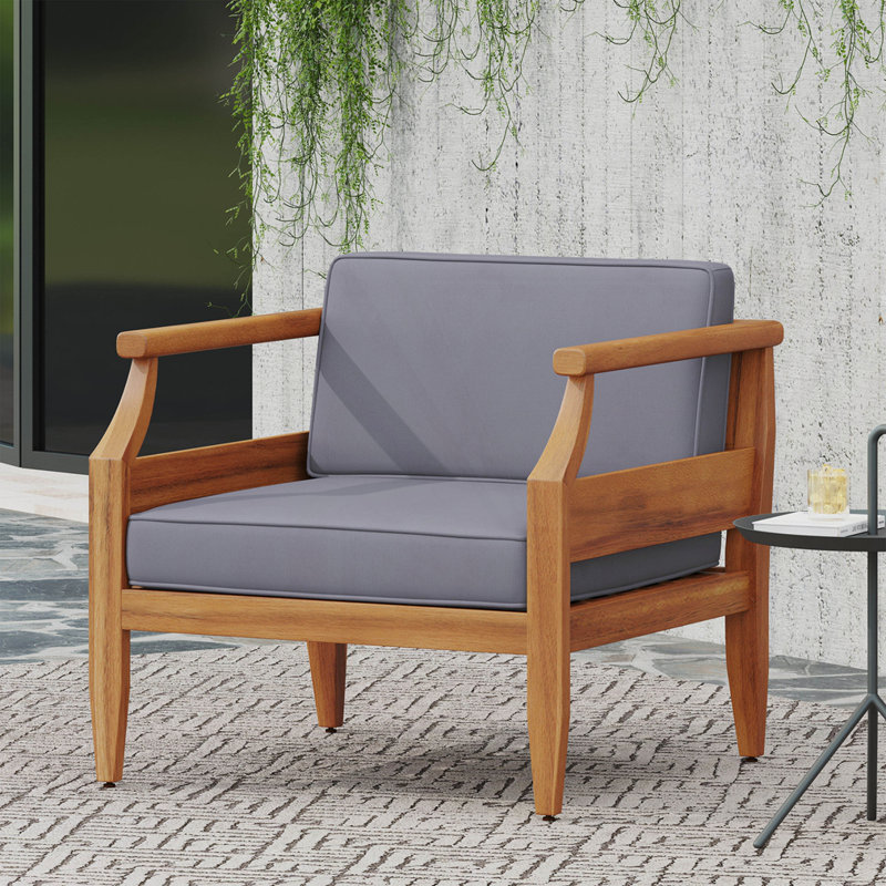 Fauteuils club d'extérieur, Gris