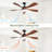 52 Inch Modern Led Ceiling Fan With 3 Color Dimmable 5 Abs Blades Remote Control Reversible Dc Motor For Bedroom-1434539237-1434539233