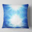 Coussin bleu ciel et miroir - Sea & Shore-30719507-30719503