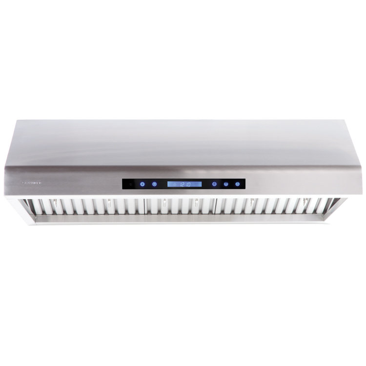 Cavaliere Stainless Steel 1000 CFM Ducted (Vented) Under Cabinet Range Hood with Baffle Filter