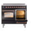 Cuisinière à induction 40 pouces avec 6 éléments à induction ILVE Nostalgie II Series (porte en verre)-1695305235