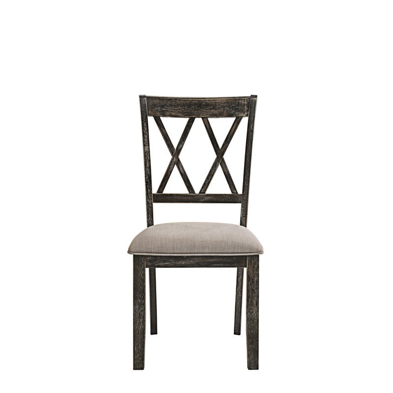 Chaise d'appoint en bois (ensemble de 2)