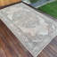 Grand tapis turc rétro brun pour le décor d'une chambre ou d'un salon avec une esthétique bohème chic
