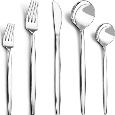 40-Piece Silverware Set for 8