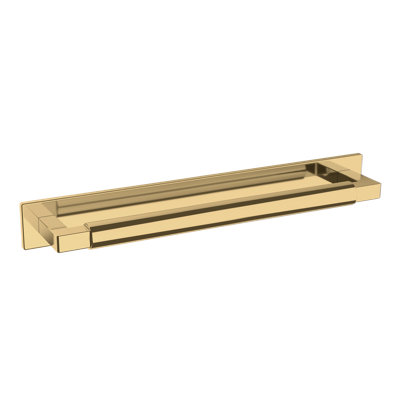 4680 Minneapolis 8" Backplate, in Non-lacquered Brass