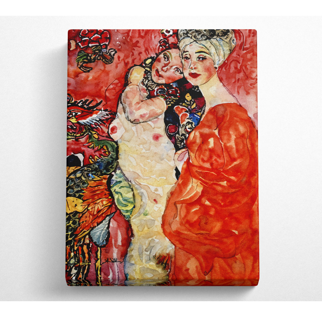 Klimt Girlfriends - Kunstdrucke auf Leinwand - Wrapped Canvas